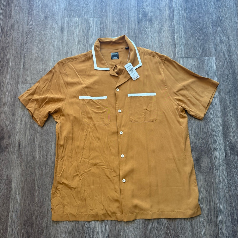 Todd Snyder “Golden Ray” Rayon Bowling Shirt